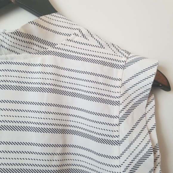 Cabi woman's white and black Madeleine top blouse - Picture 9 of 10